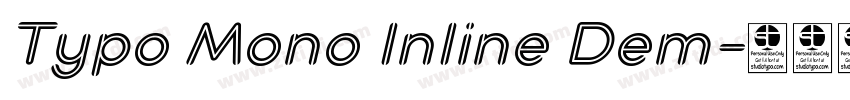 Typo Mono Inline Dem字体转换